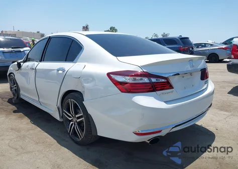 2017 Honda Accord Sport Se из США, поврежденный, VIN 1HGCR2F15HA169307